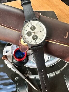 Markers Knot TSC-39 Titanium Solar Chronograph from Japan 39mm